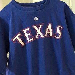 Short sleeve Texas rangers t shirt